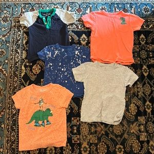 Bundle of 5 J. Crew Crewcuts Tees Sizes 2 and 3